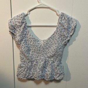 Floral Hollister Crop Top (new with tags)